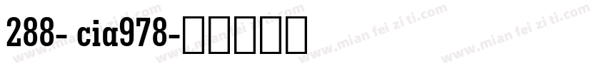 288- cia978字体转换